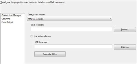 Mapping Document Loading XML to SQL Server に対する画像結果