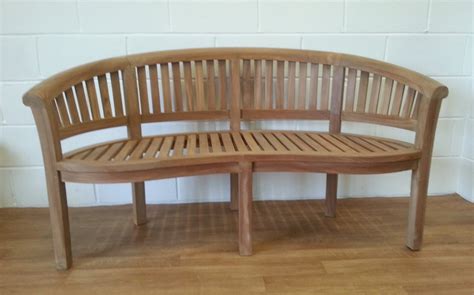 Java Oval Teak Bench に対する画像結果