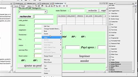 Image result for +Application De Gestion De Stoch En Java