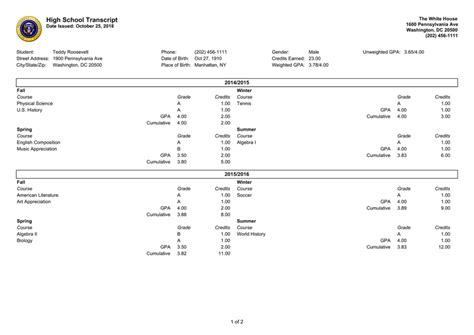 Afbeeldingsresultaten voor Transcript for College