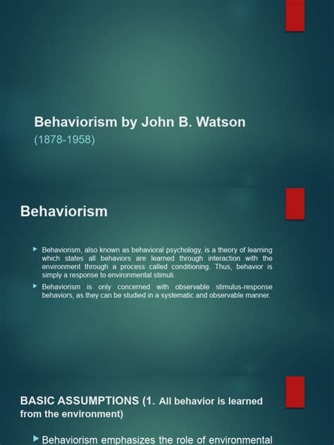 Afbeeldingsresultaten voor Behaviorism Examples