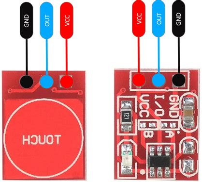 Ttp223 Capacitive Touch Sensor Arduino に対する画像結果