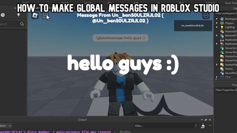 Image result for Roblox How to Make a Message