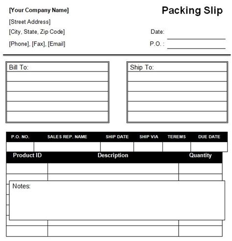 Image result for Shipper Packing List Template Excel