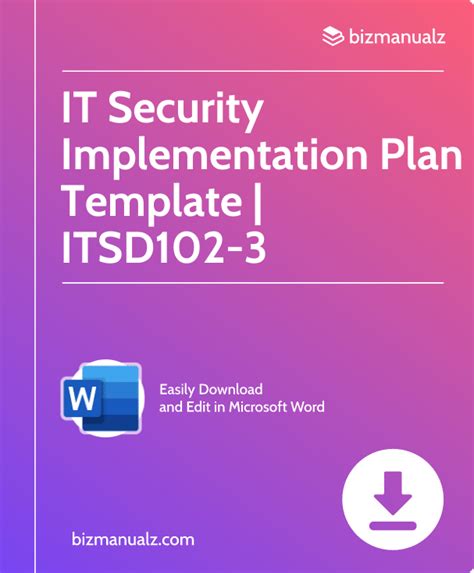 Image result for Cyber Security Implementation Plan Template