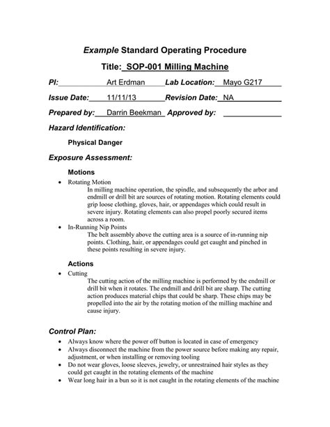 Toradh íomhá ar Example of Municipal Standard Operating Procedure