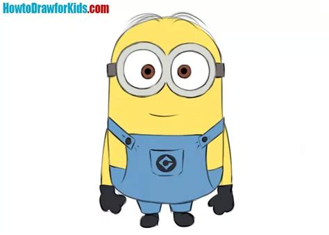 Image result for Draw a 3D Minion