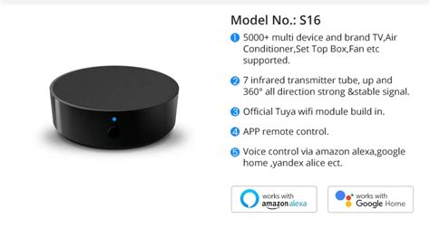Toradh íomhá ar Wi-Fi Universal IR Smart Remote Control