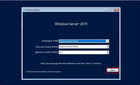 Image result for Windows Server Manager 2019 Installation Boot Menu