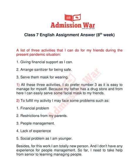 Image result for How to Make Assignment for Class 7