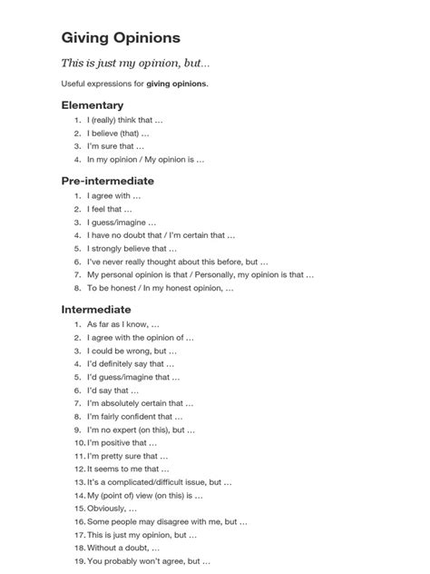 Image result for Expressions and Opinion