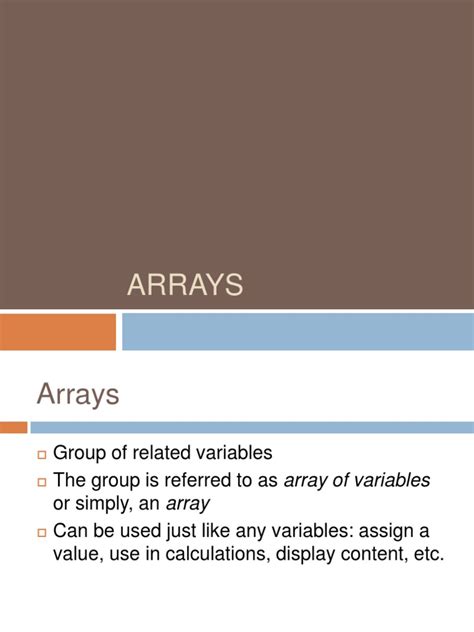 Image result for What Is a One Dimensional Array