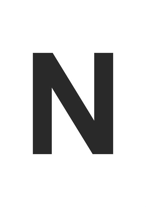 Image result for Letter N