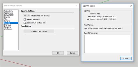 Image result for SketchUp Error Graphics Card