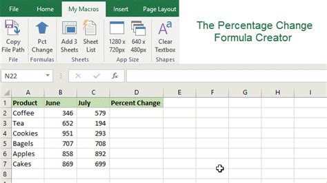 Image result for Percentage Change Formula Excel