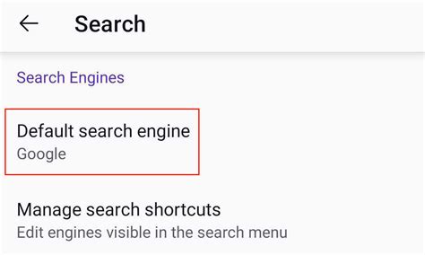Image result for Search Engine Selector Android
