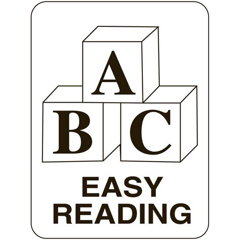 Image result for Classification Labels Easy-Reading