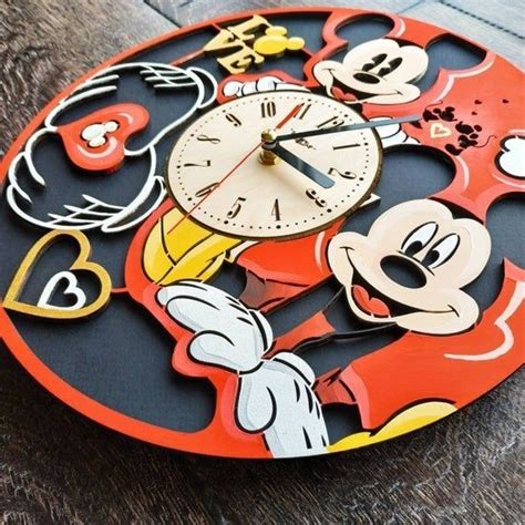 Image result for Home Made Mickey Mouse Wall Clock Ideas
