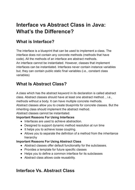 Difference B/W Abstract Class and Interface I in Java に対する画像結果