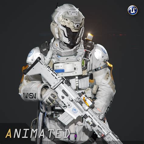 Afbeeldingsresultaten voor Futuristic Soldier 3D Model