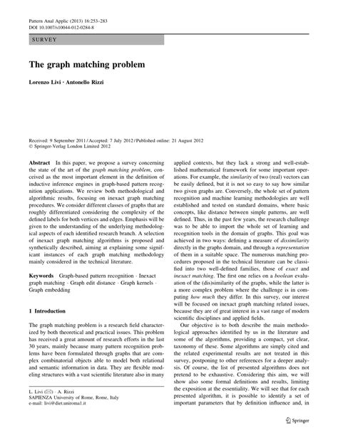The Weighted Graph Matching Problem ପାଇଁ ପ୍ରତିଛବି ଫଳାଫଳ