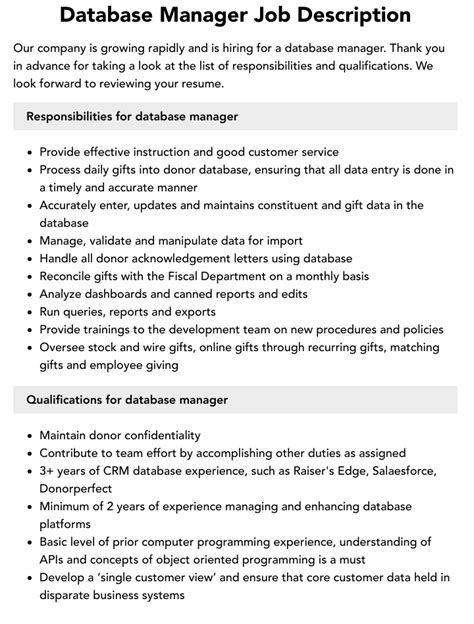 Afbeeldingsresultaten voor Database Manager Jobs