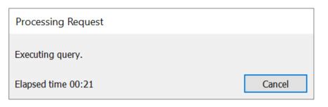 Toradh íomhá ar Executing Query Tableau