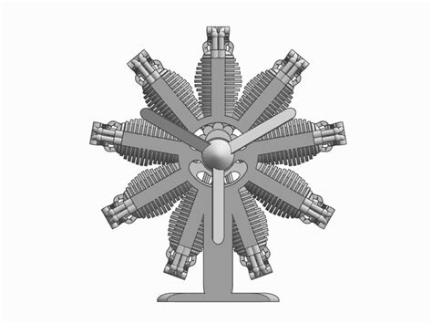 8 Cylinder Radial Engine に対する画像結果