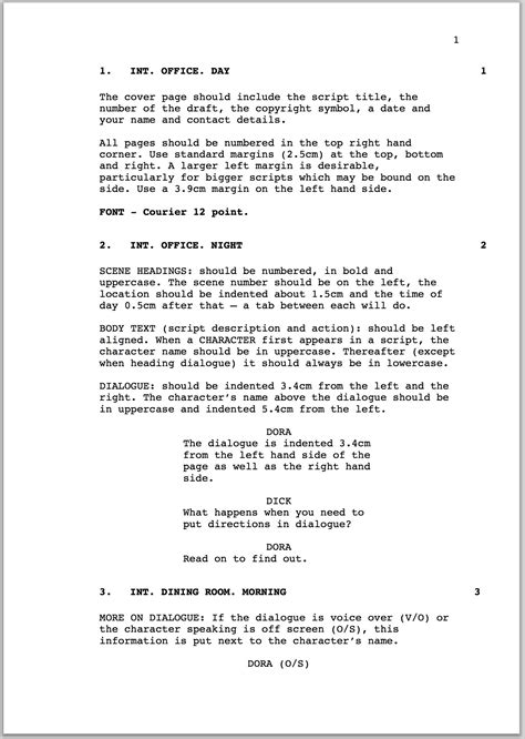 Image result for Screenwriting Outline Examples