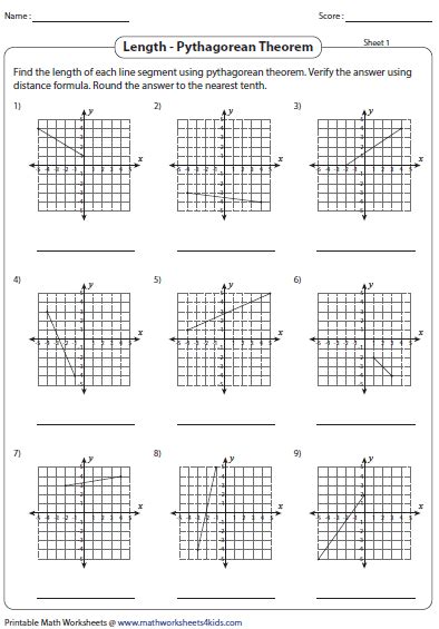 Toradh íomhá ar Distance Formula Activity Worksheets