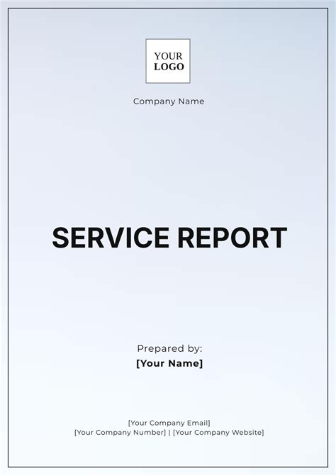 Résultat d’images pour Generator Service Report Format