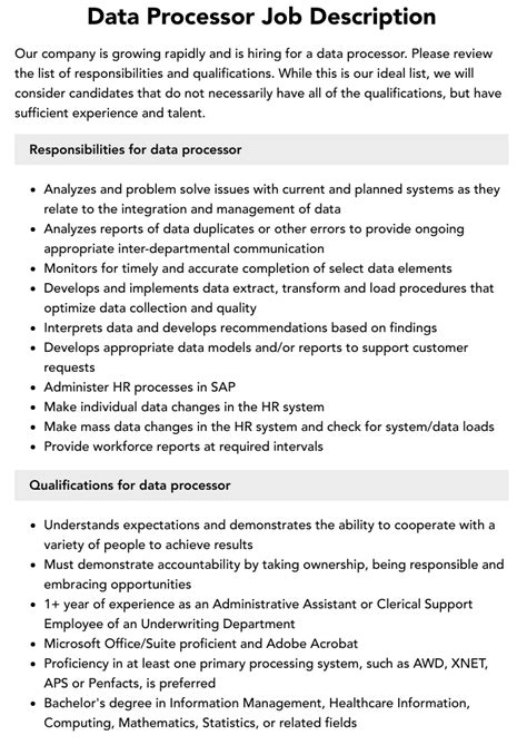 Data Processing Jobs at Home에 대한 이미지 결과
