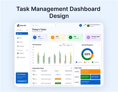 Image result for Task Management Dashboard UI