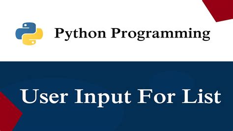 Afbeeldingsresultaten voor User Input List Python