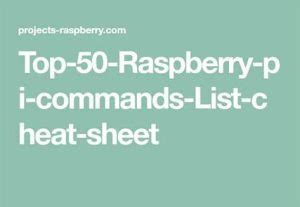 Afbeeldingsresultaten voor Raspberry Pi 5 Cheat Sheet