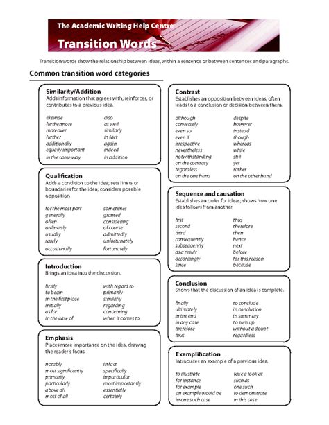Image result for Transitional Expressions