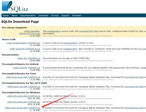Image result for SQLite Download Page