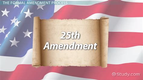 Toradh íomhá ar 25th Amendment Definition
