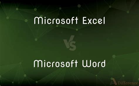 Image result for Diffrence Between Micro Soft Word and Excel