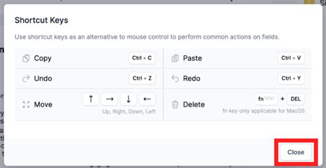 Toradh íomhá ar Dialog Box Open Shortcut Key