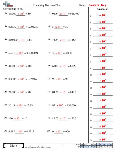 Exponent Fun Worksheet-এর ছবি ফলাফল