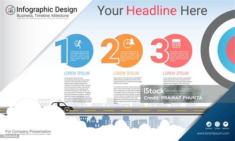 Toradh íomhá ar Road Map Timeline Process Infographic Graph