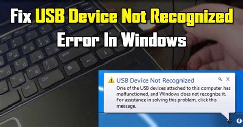 Image result for USB Device Cannot Be Recognized