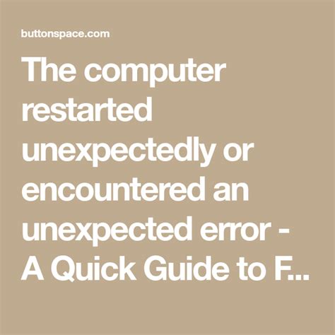 Image result for Unexpected Computer Error