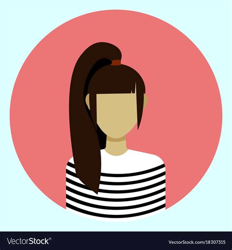 Toradh íomhá ar Vector Image Female Avatar