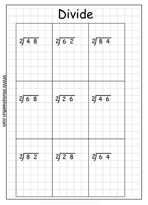 Image result for Division 1 Digit Grade 2