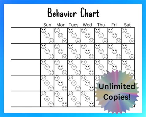 Image result for Student Weekly Behavior Chart