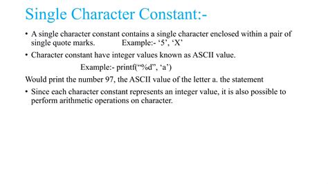 Toradh íomhá ar Example of Constant and Variable