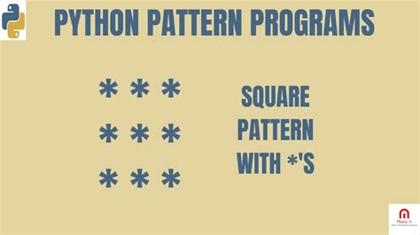 Image result for Python Square Pattern Programs