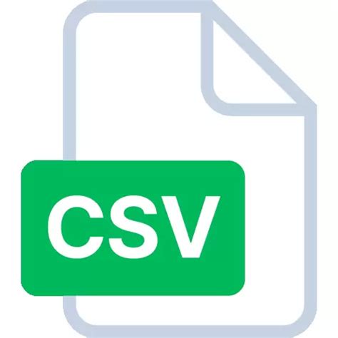 Toradh íomhá ar Icon for CSV File in Unix